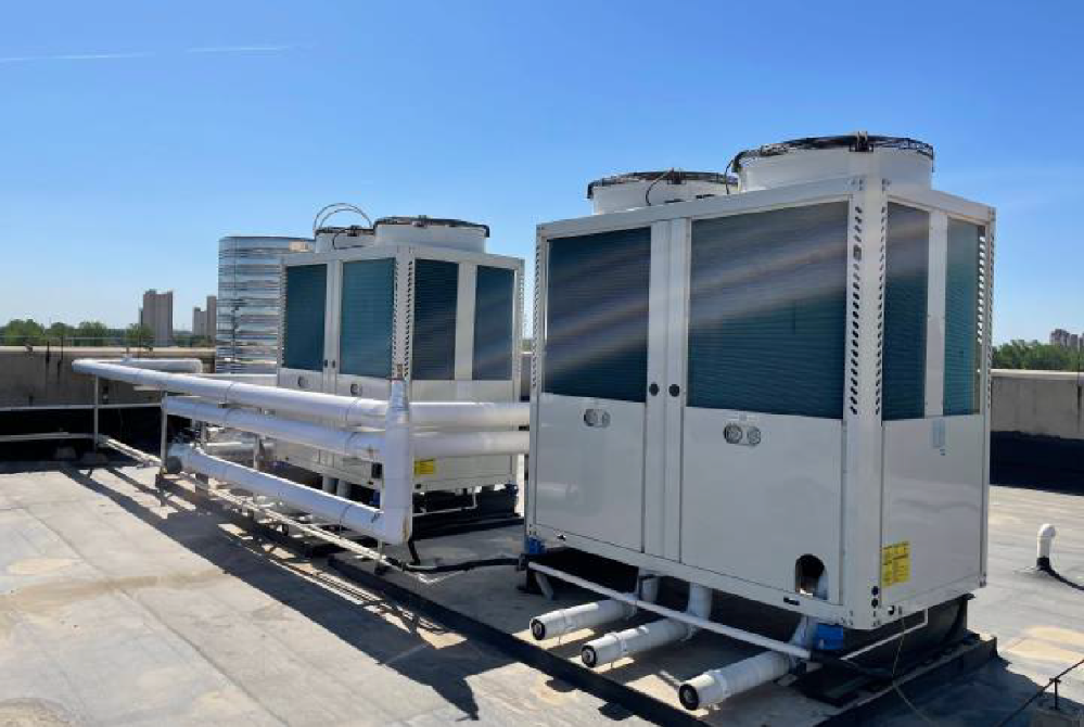 青島現(xiàn)代醫(yī)院空氣能工程